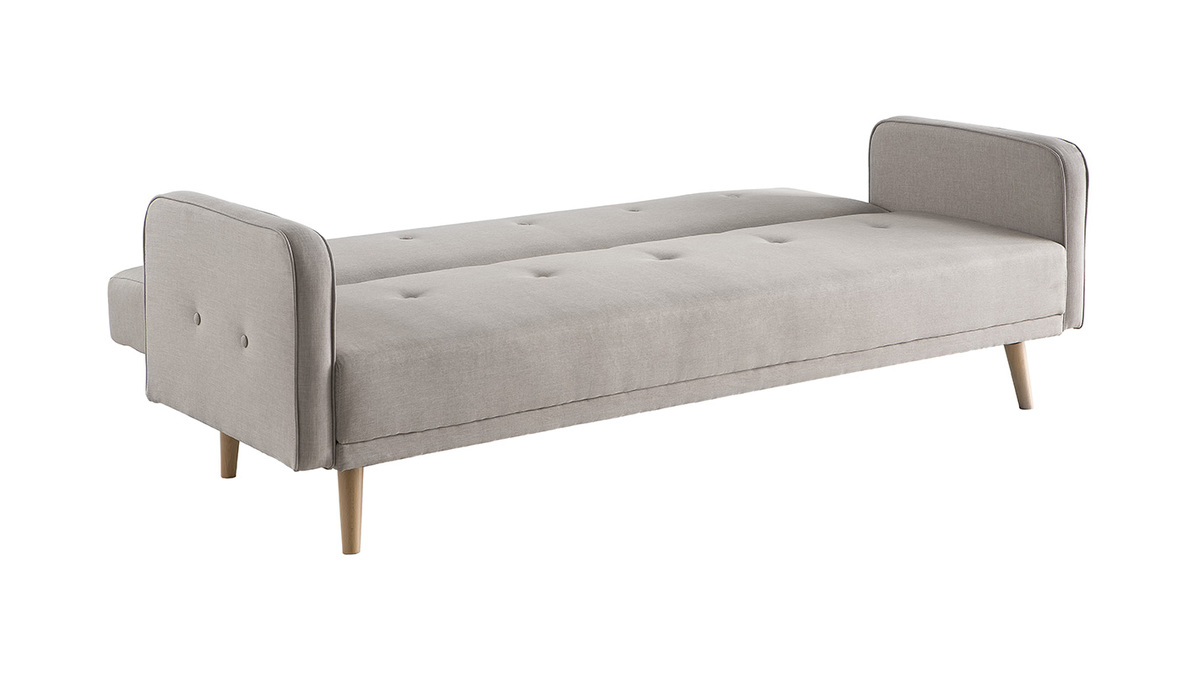 Sofa verstellbar 3 Plätze skandinavisches Design Naturfarbe ULLA