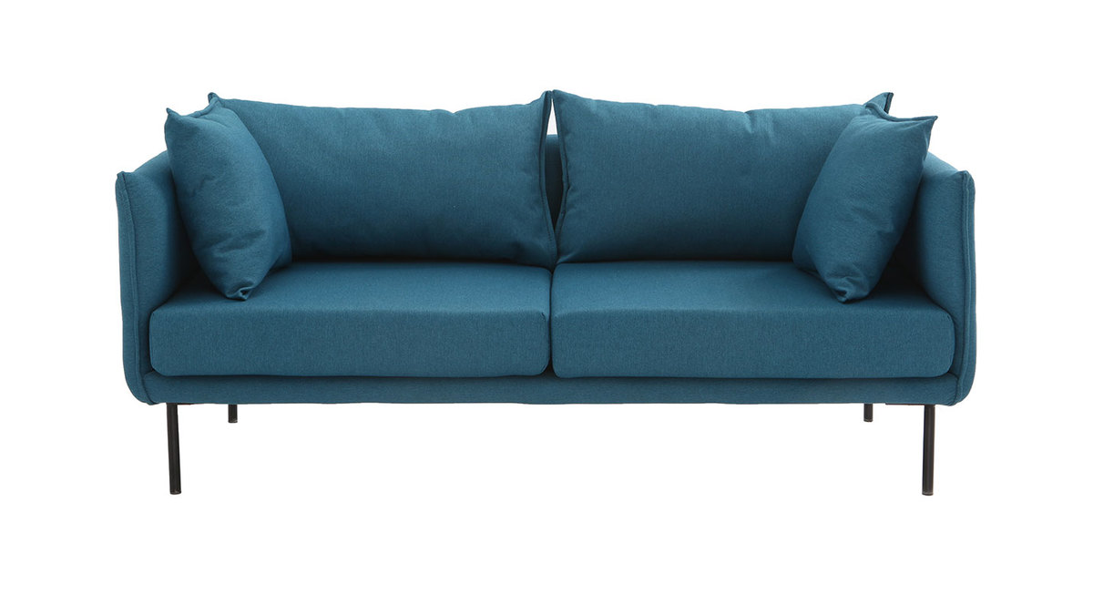 Sofa zeitgenssisches Design 3 Pltze Blaugrn MATHIS