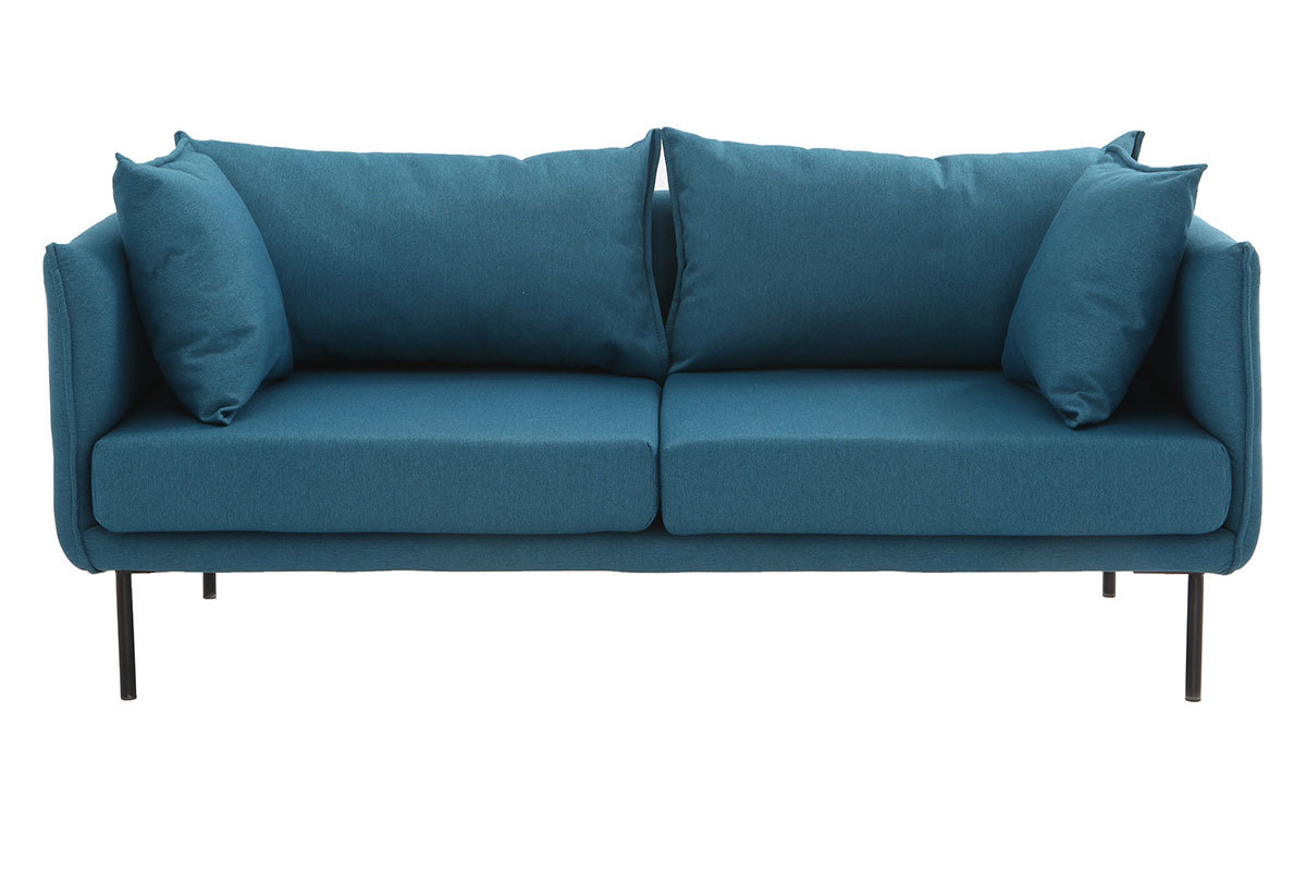Sofa zeitgenssisches Design 3 Pltze Blaugrn MATHIS