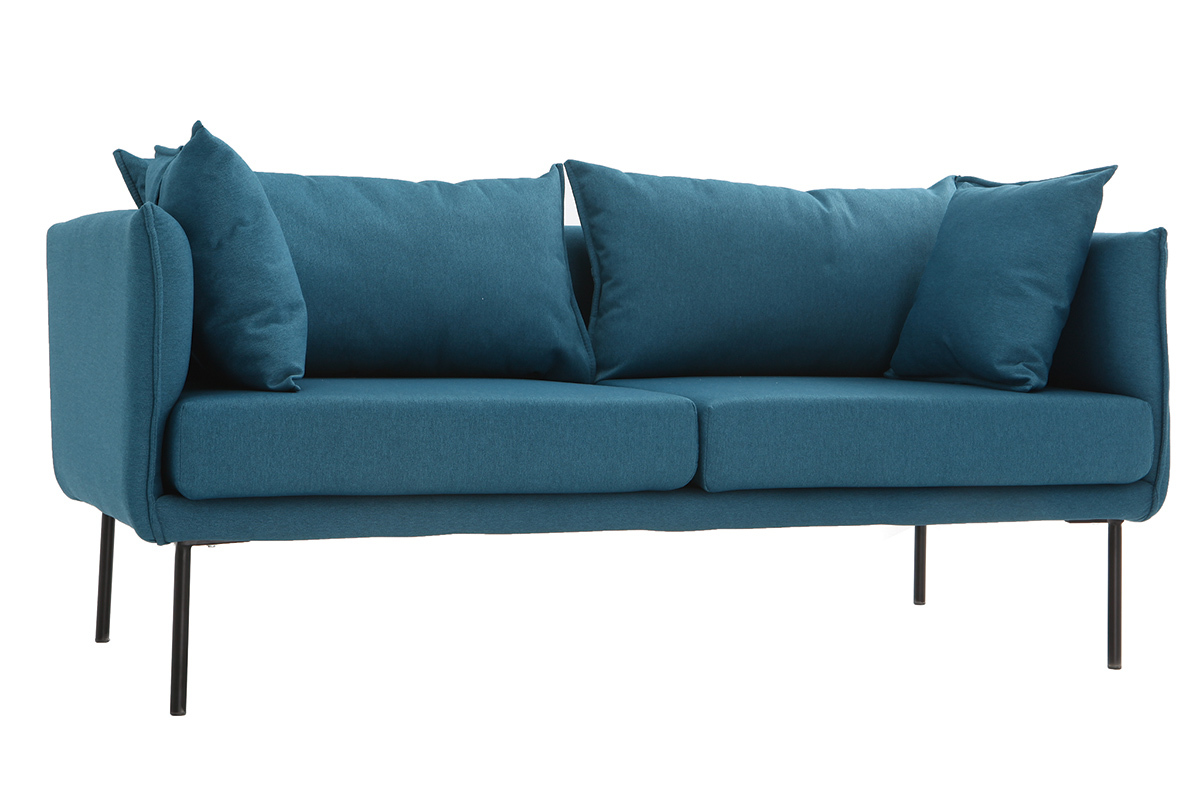 Sofa zeitgenssisches Design 3 Pltze Blaugrn MATHIS