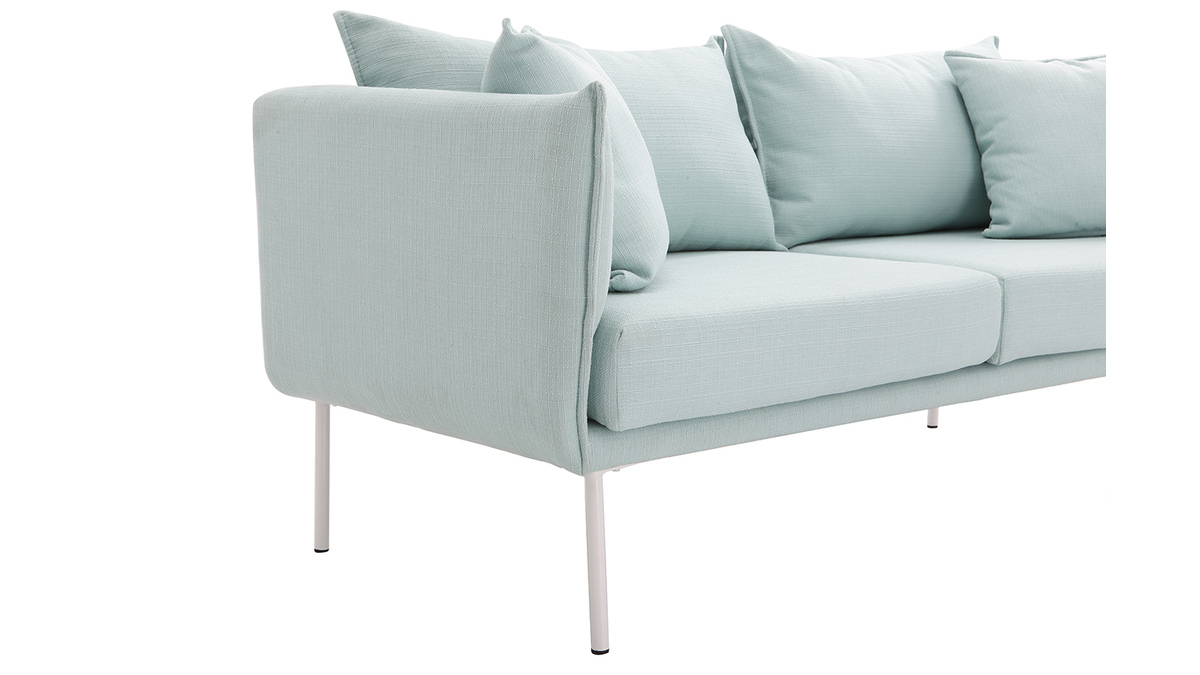 Sofa zeitgenssisches Design 3 Pltze Minzgrn MATHIS