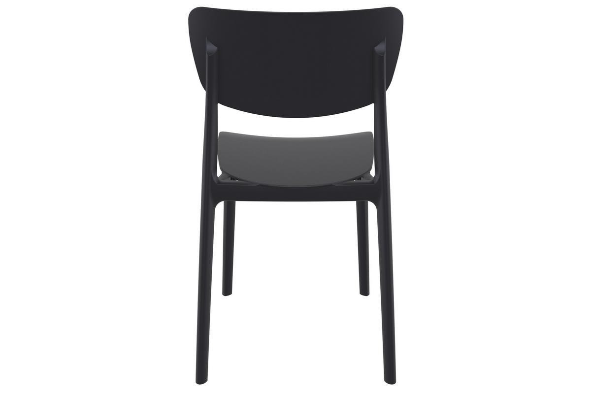 Stapelbare Sthle schwarz innen / auen (4er Set) COBB