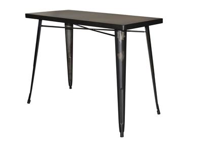 Stehtisch aus Stahl L120 cm DARK - Stehtisch aus Stahl L120 cm DARK