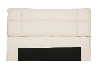Stoffkopfteil in Beige texturiert L160 cm HONO