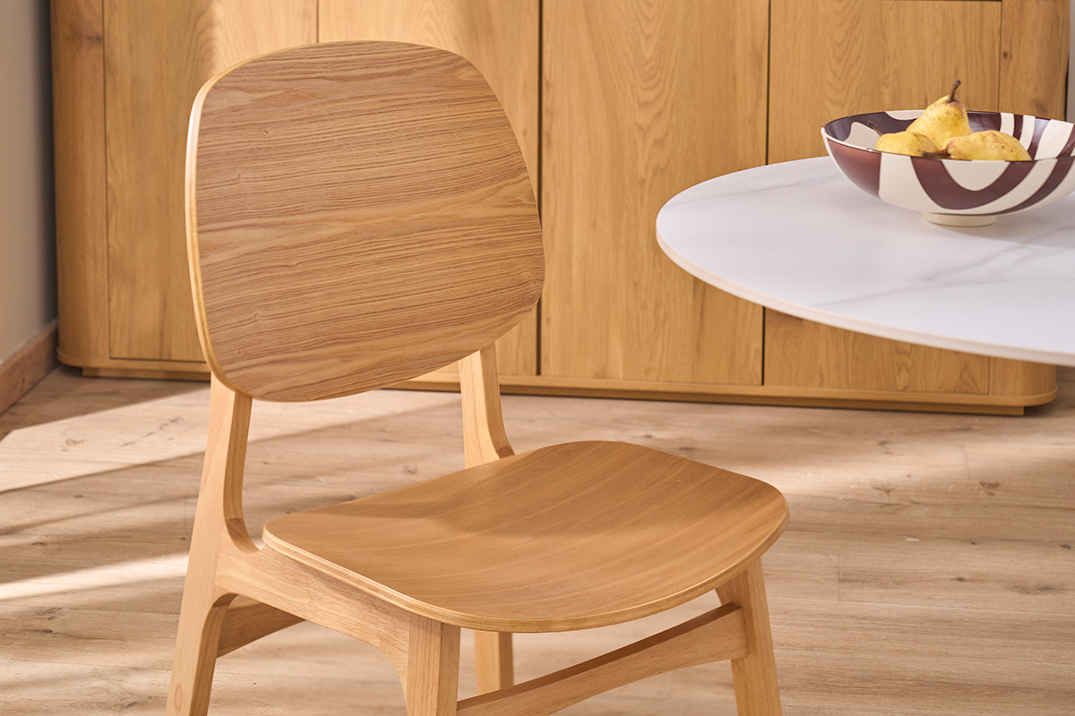 St�hle aus hellem Eschenholz (2er-Set) SOQUETTE