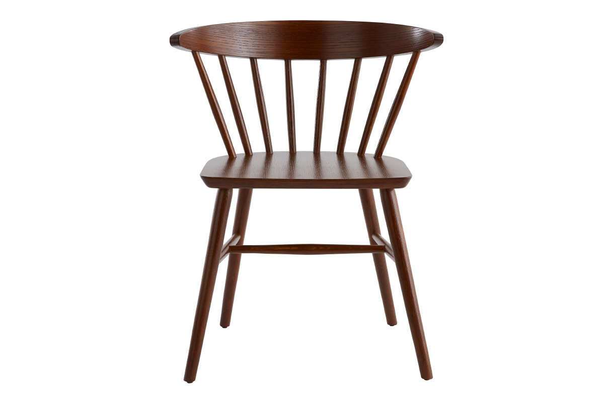 Sthle im Gitter-Design Walnuss-Finish (2er-Set) DARIA