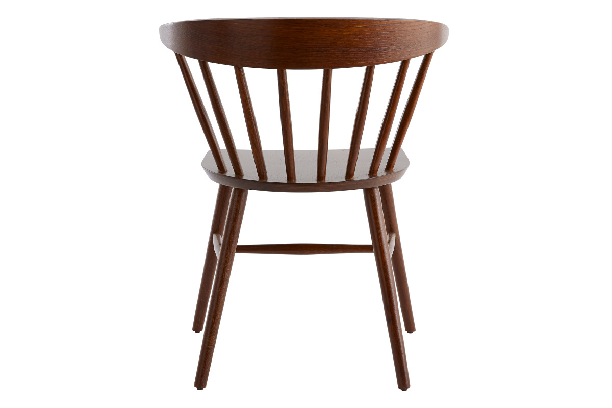 Sthle im Gitter-Design Walnuss-Finish (2er-Set) DARIA