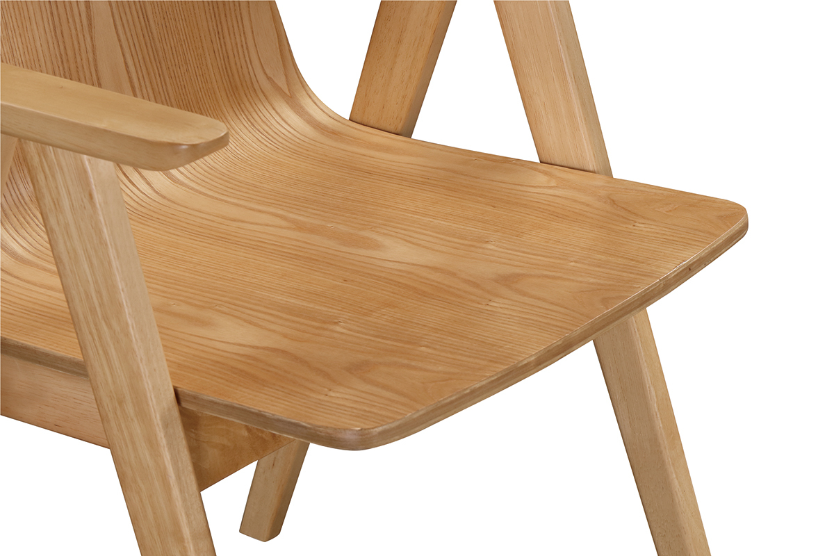 St�hle skandinavisches Design Eiche 2er-Set DANA