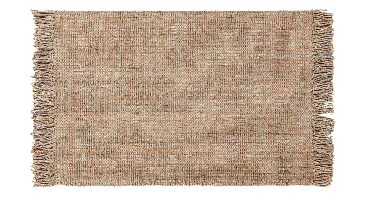 Teppich aus Jute naturfarben 160x230 cm NOOR