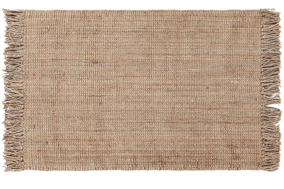 Teppich aus Jute naturfarben 160x230 cm NOOR