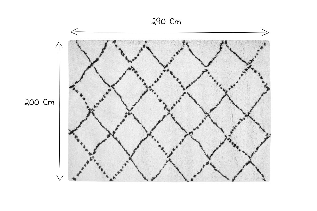 Teppich beige Polypropylen 200 x 290 cm BERBERE