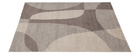 Teppich beige und grau mit grafischem Muster 160 x 230 cm ARID