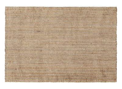 Teppich Bettvorleger aus Jute 60x120 cm naturfarben NOOR