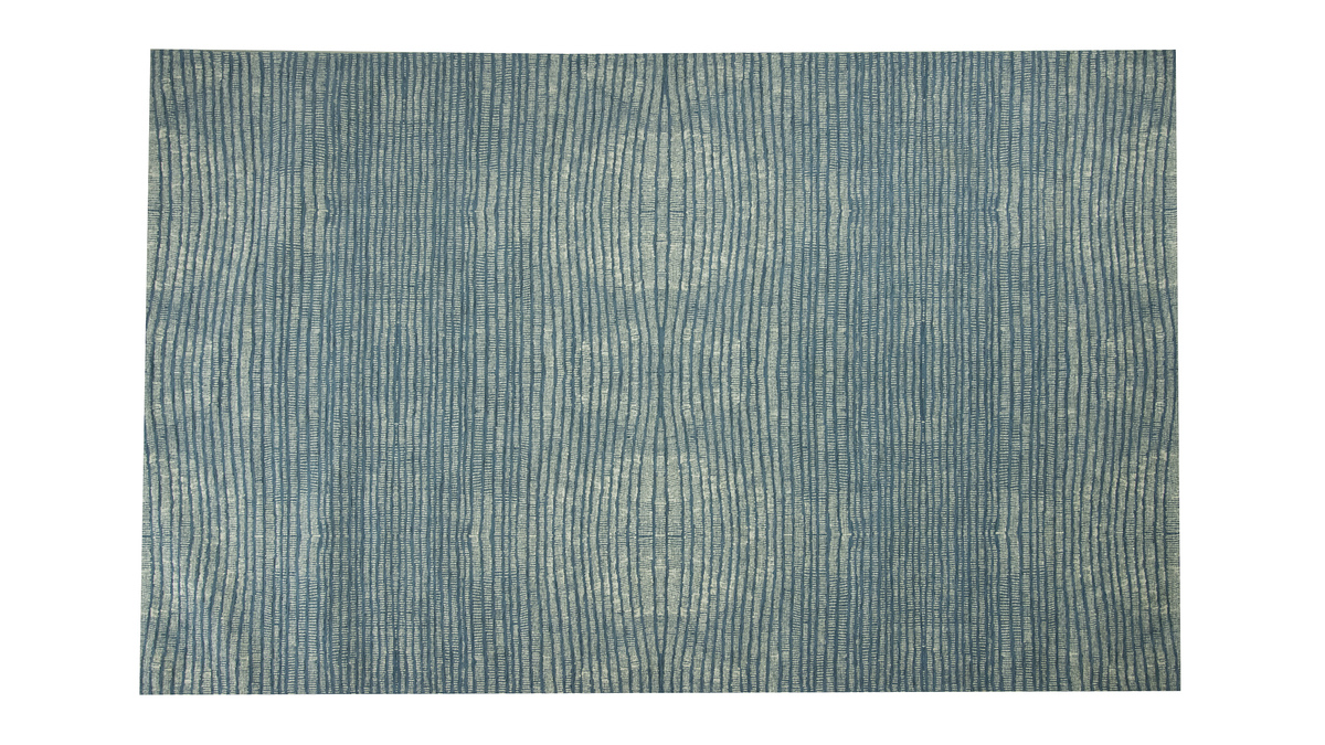 Teppich Blau Grau Acryl-Baumwolle 155x230 SNAKE