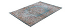 Teppich blau mit buntem Muster 160 x 230 cm TAET