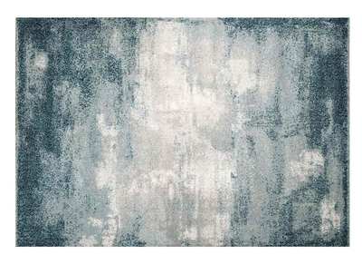 Teppich blau modern aus Polypropylen 160x230cm CHLOE