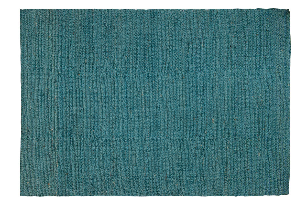 Teppich Blaugr�n Jute 170x240 cm GUNNY