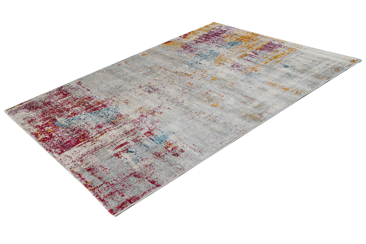 Teppich ecru und mehrfarbig 160 x 230 cm CAPS