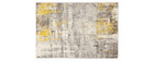 Teppich Elfenbeinfarben und Gelb 160 x 230 cm CAPS