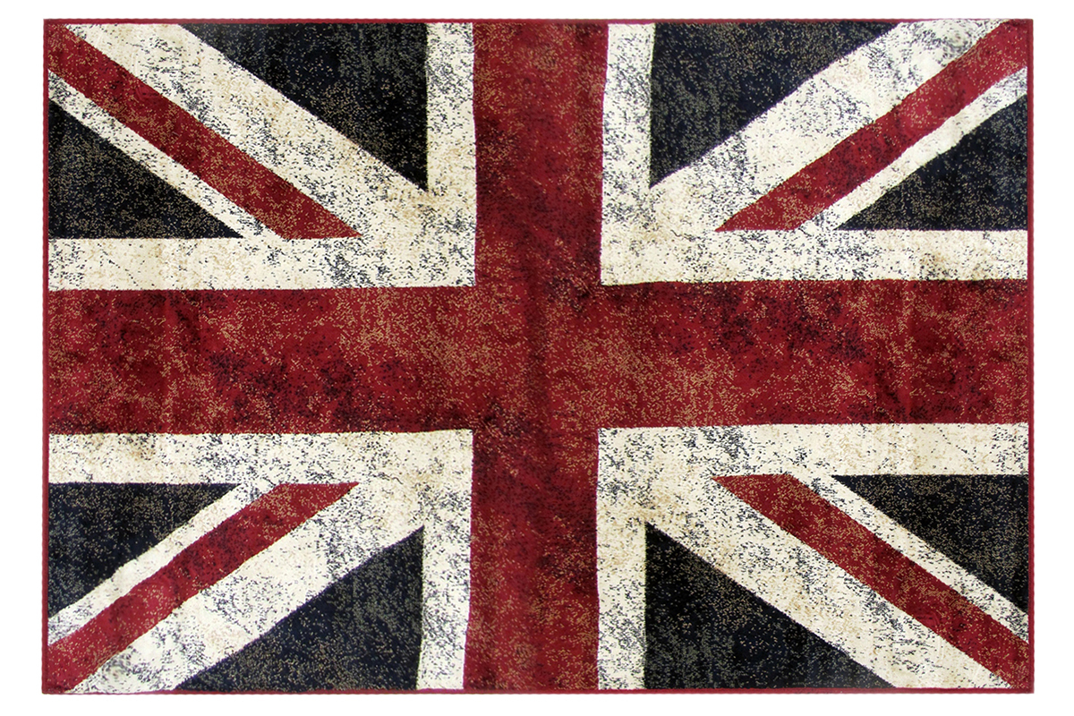 Teppich Englische Flagge 95 x 140 cm LONDON