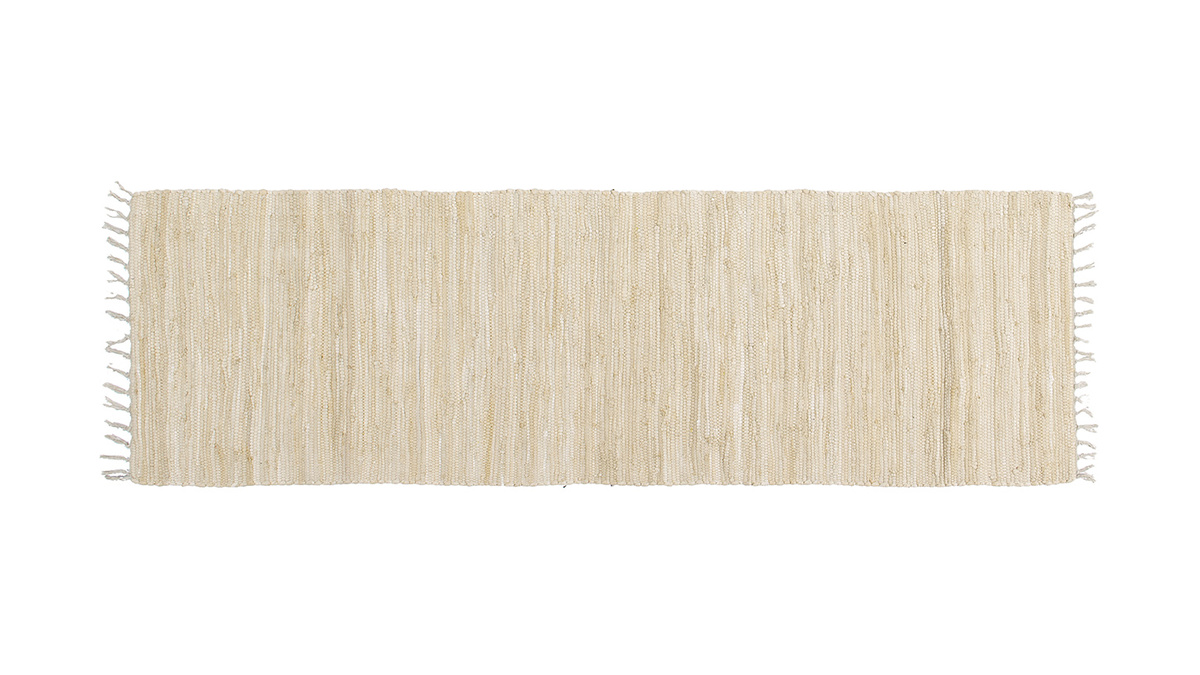 Teppich fr den Flur taupe 60 x 200 cm AUBAGNE