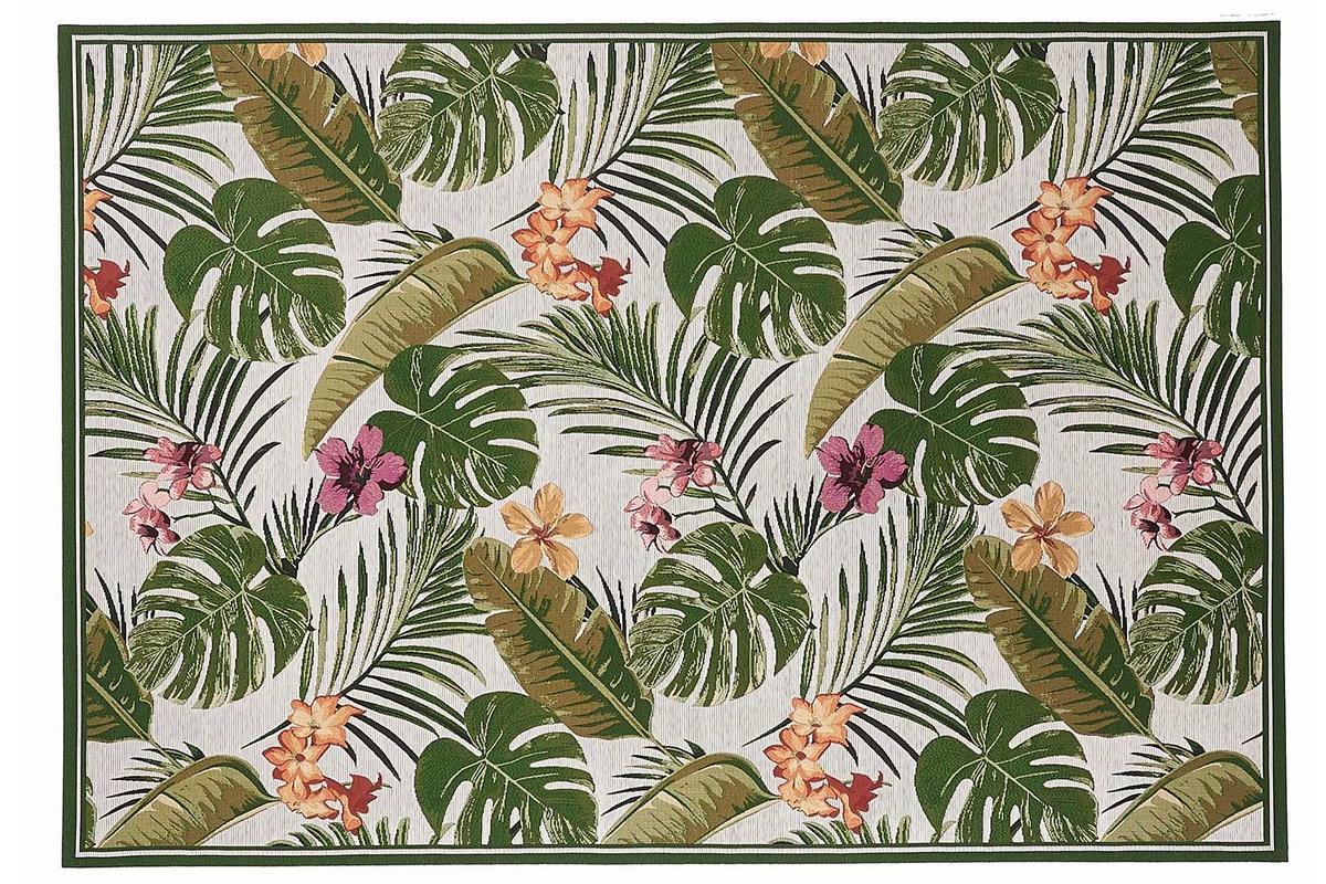 Teppich fr Innen und auen mit Mustern vielfarbig 123 x 180 cm TAHIA