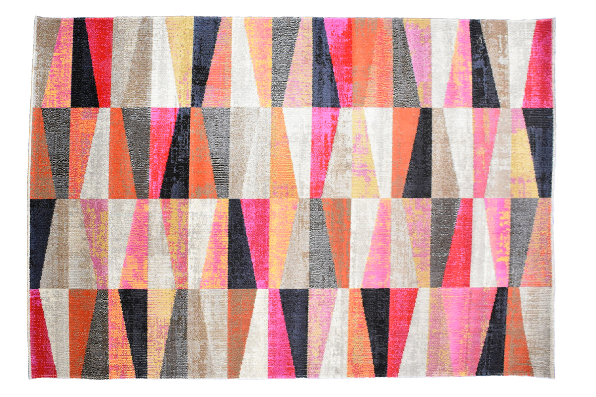 Teppich fr Innen- und Auenbereich mit mehrfarbigem Mustern 150 x 220 cm ARLES
