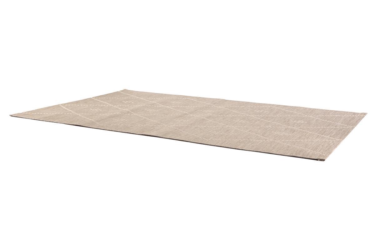 Teppich fr Innen- und Auenbereiche oder Bettvorleger naturfarben 60x110 cm ASMA
