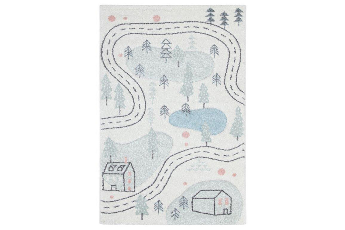 Teppich fr Kinder mit Straenmotiv 100 x 150 cm NINO