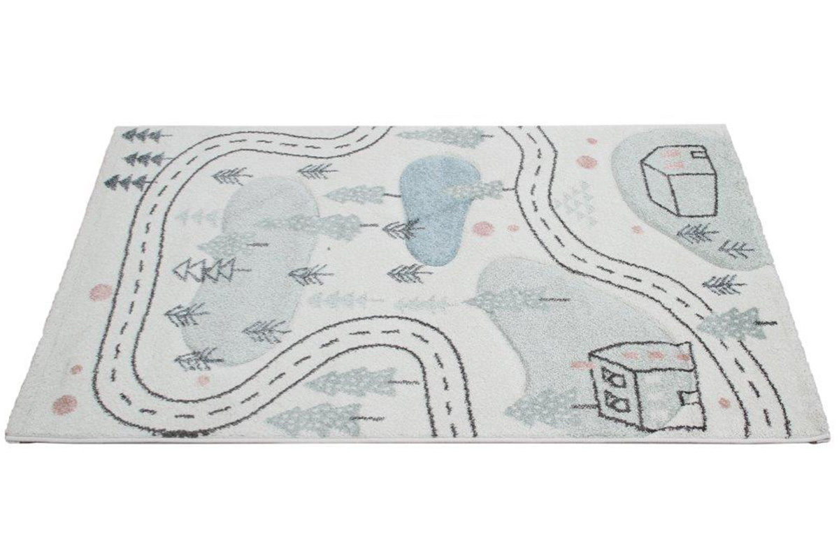 Teppich fr Kinder mit Straenmotiv 100 x 150 cm NINO
