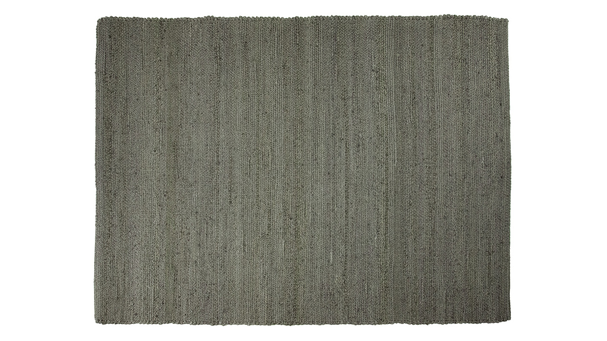 Teppich Grau Jute 200x230cm GUNNY