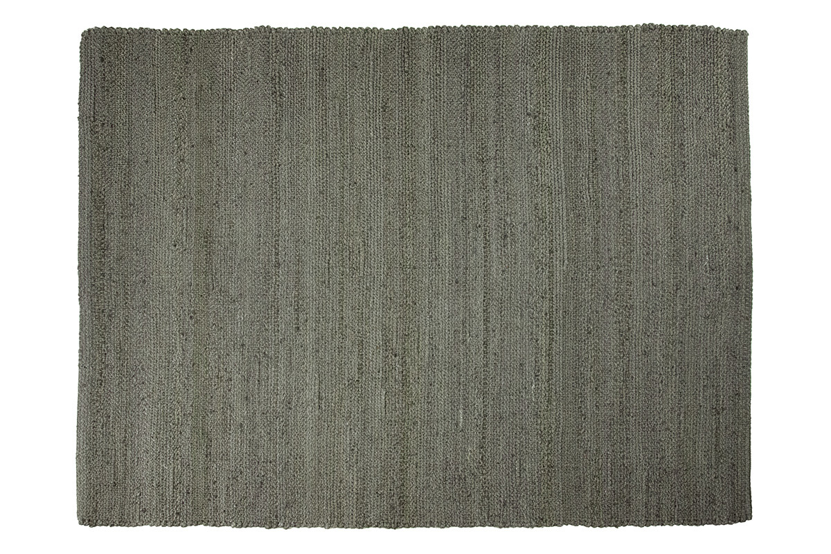 Teppich Grau Jute 200x230cm GUNNY