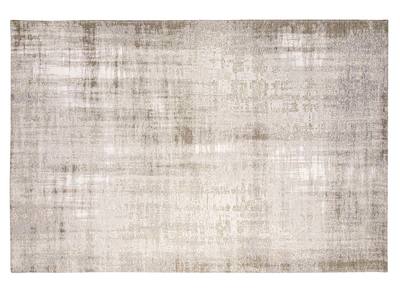 Teppich Hellgrau Acryl und Baumwolle 155x230 USED