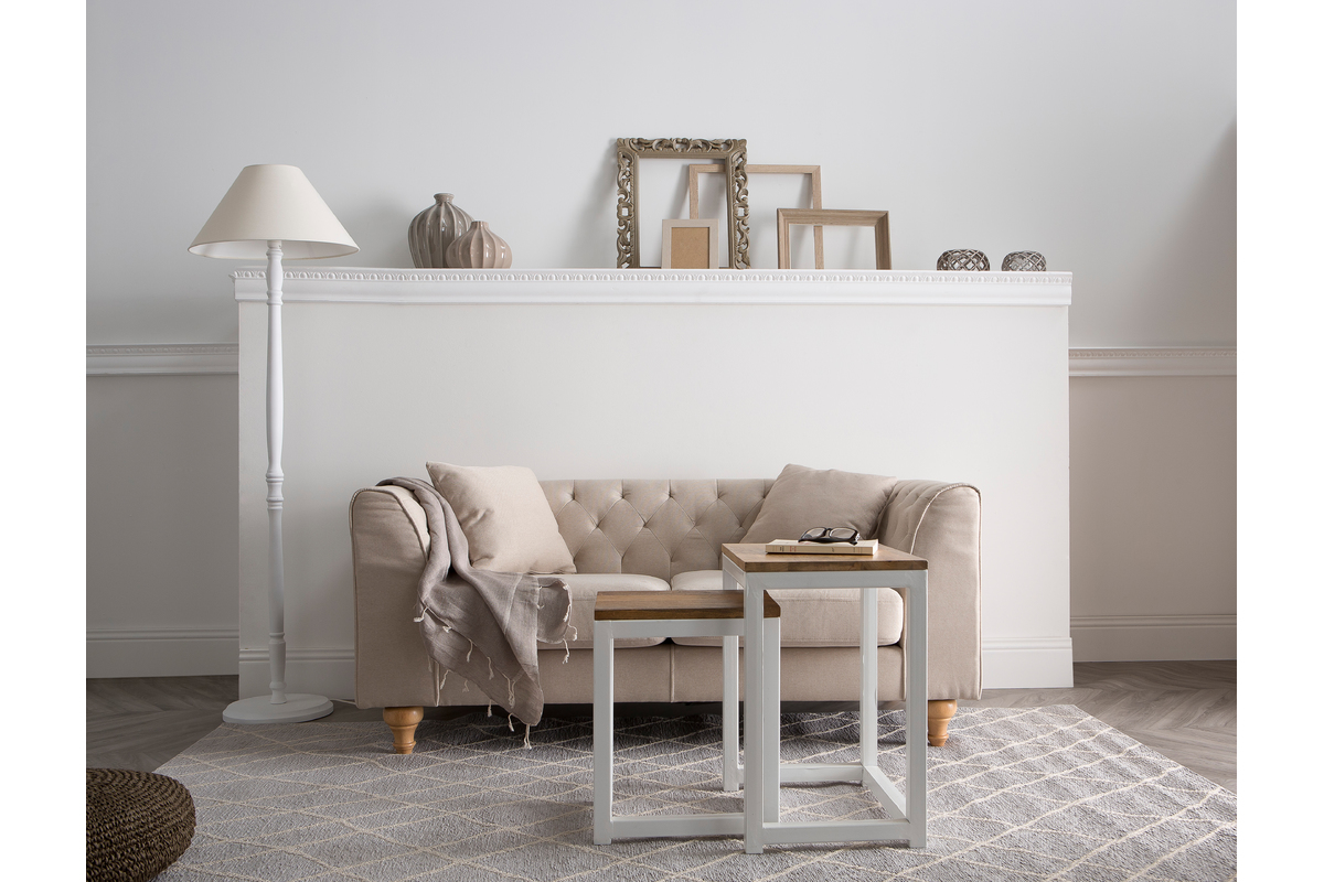 Teppich Hellgrau Polypropylen 160x230 cm FLOW