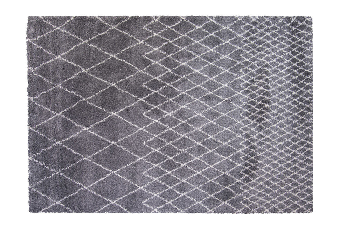Teppich Hellgrau Polypropylen 160x230cm LATTICE
