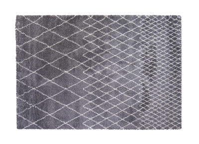 Teppich Hellgrau Polypropylen 160x230cm LATTICE - Teppich Hellgrau Polypropylen 160x230cm LATTICE