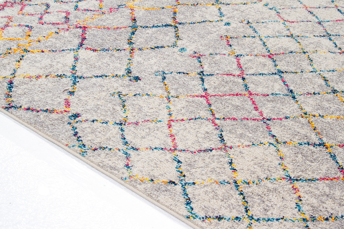 Teppich im Berber-Stil grau und mehrfarbig 160 x 230 cm CIELO