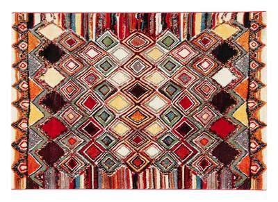 Teppich mehrfarbig gemustert 160 x 230 cm HOLI