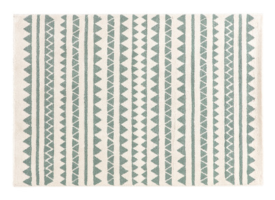 Teppich mit grafischen Motiven Hellblau 120 x 170 cm TAYA