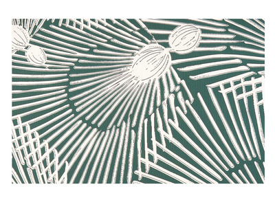 Teppich Smaragdgr&uuml;n 120x170 cm TROPIC