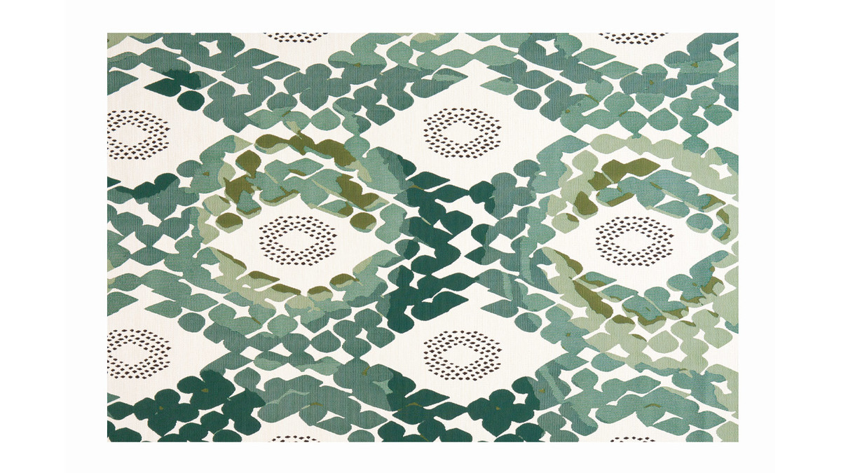 Teppich Smaragdgrn Polypropylen 120x170 cm PALMYRE