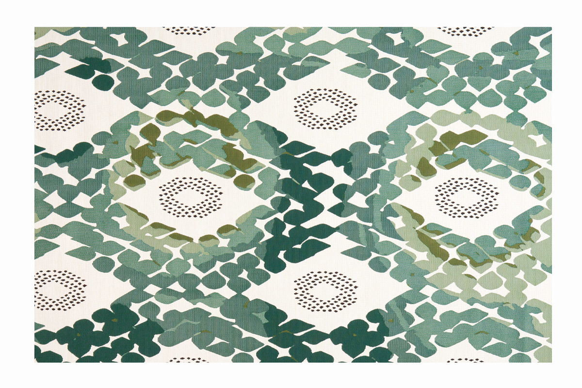 Teppich Smaragdgr�n Polypropylen 120x170 cm PALMYRE