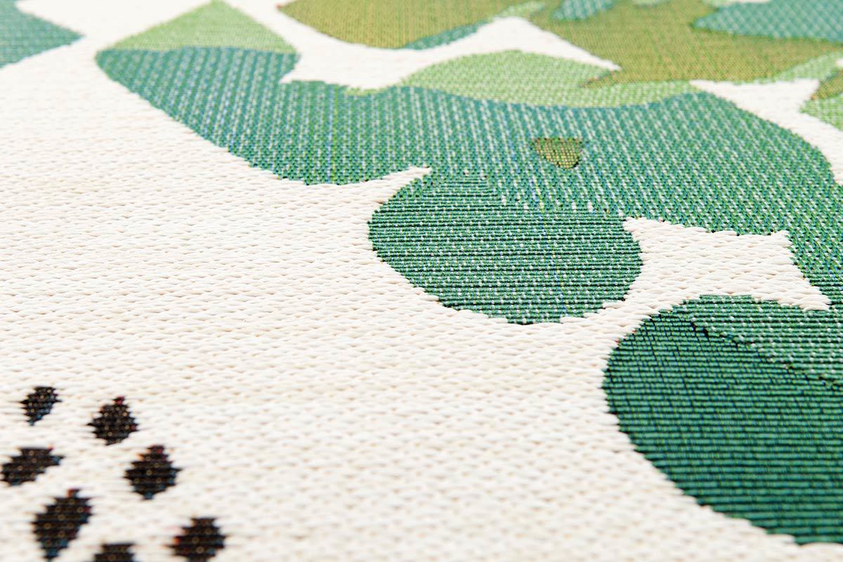 Teppich Smaragdgr�n Polypropylen 120x170 cm PALMYRE