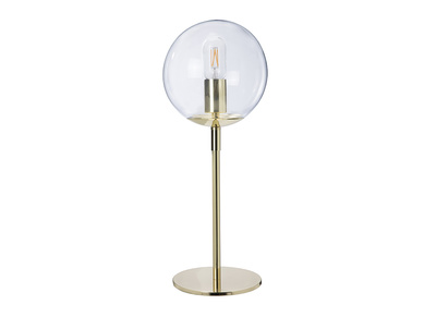 Tischlampe aus Metall Gold und Glas SOAP - Tischlampe aus Metall Gold und Glas SOAP