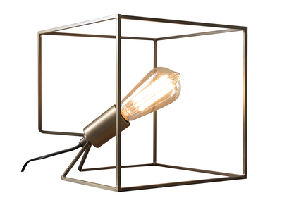 Tischlampe aus Metall und Antikbronze Finish CORNER