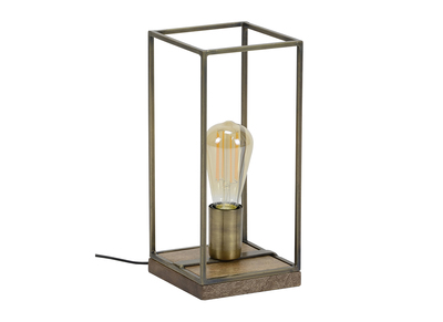 Tischlampe Industrial Antikbronze SOCKEL