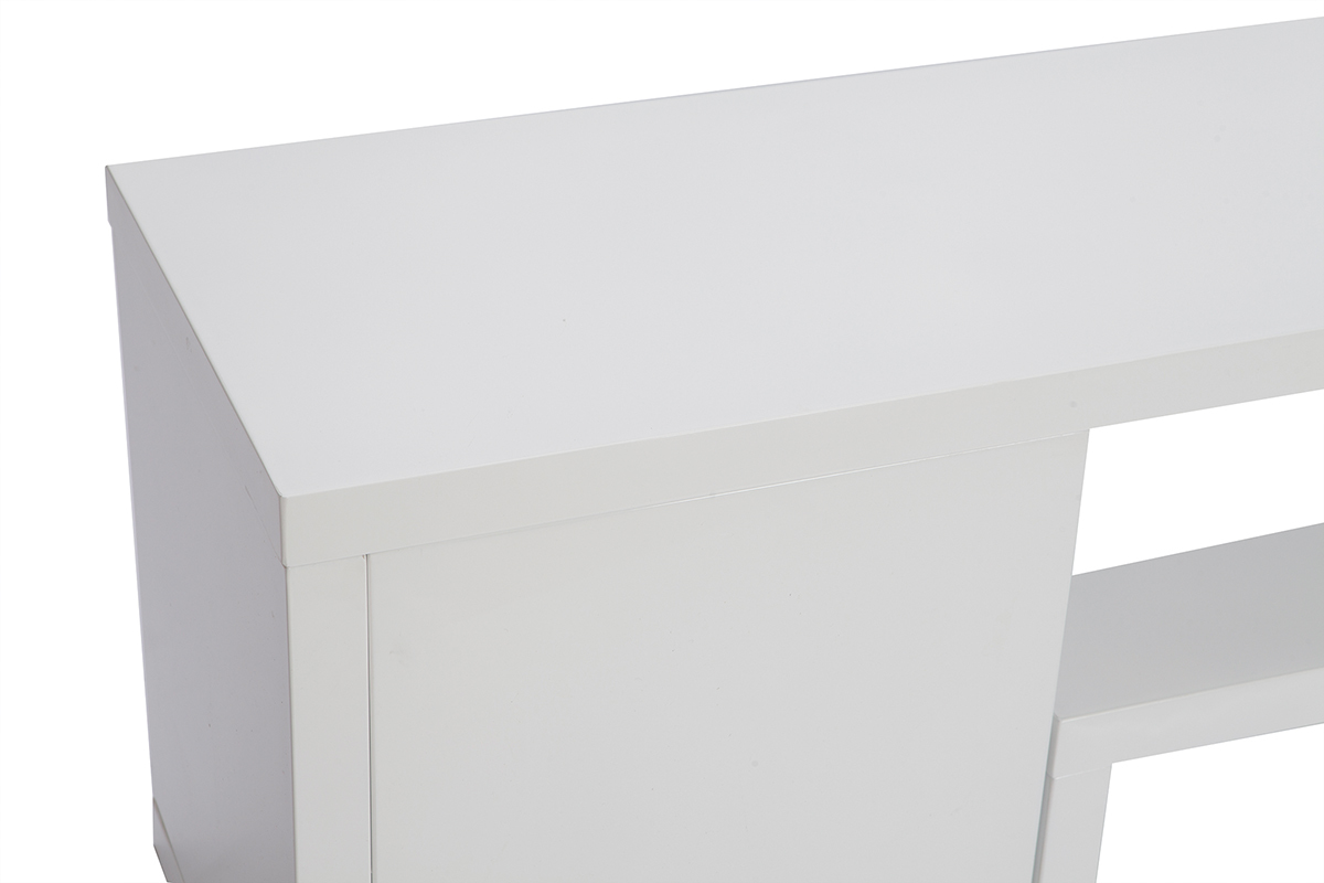 TV-Designmbel, in weiem Hochglanzlack, B 150 cm HALTON