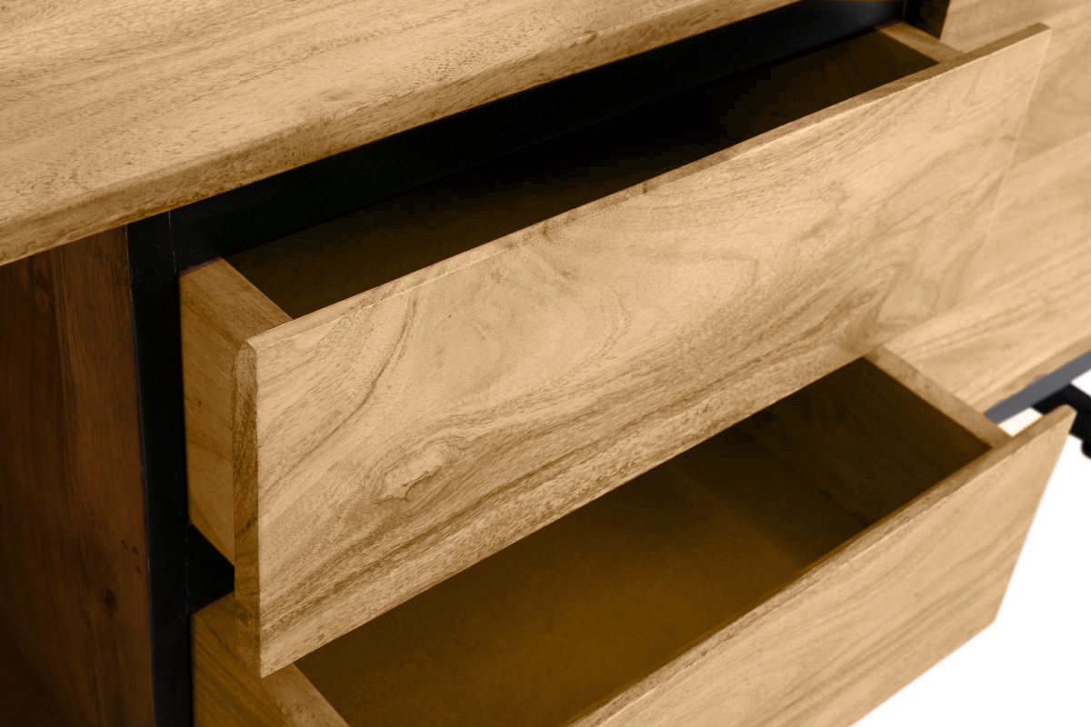 TV-Mbel aus massivem Akazienholz L160 cm HOORN