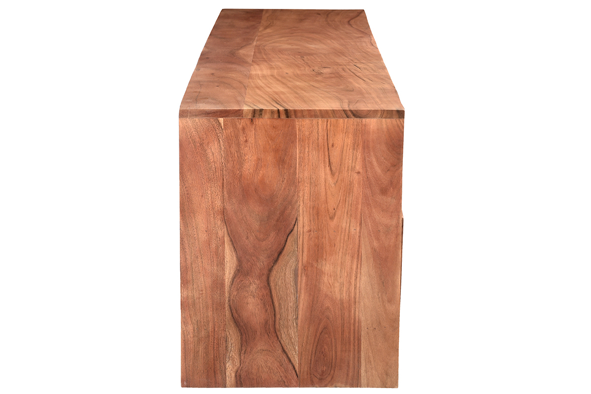 TV-Mbel aus Massivholz 3 Schubladen B180 cm BOHEMIAN