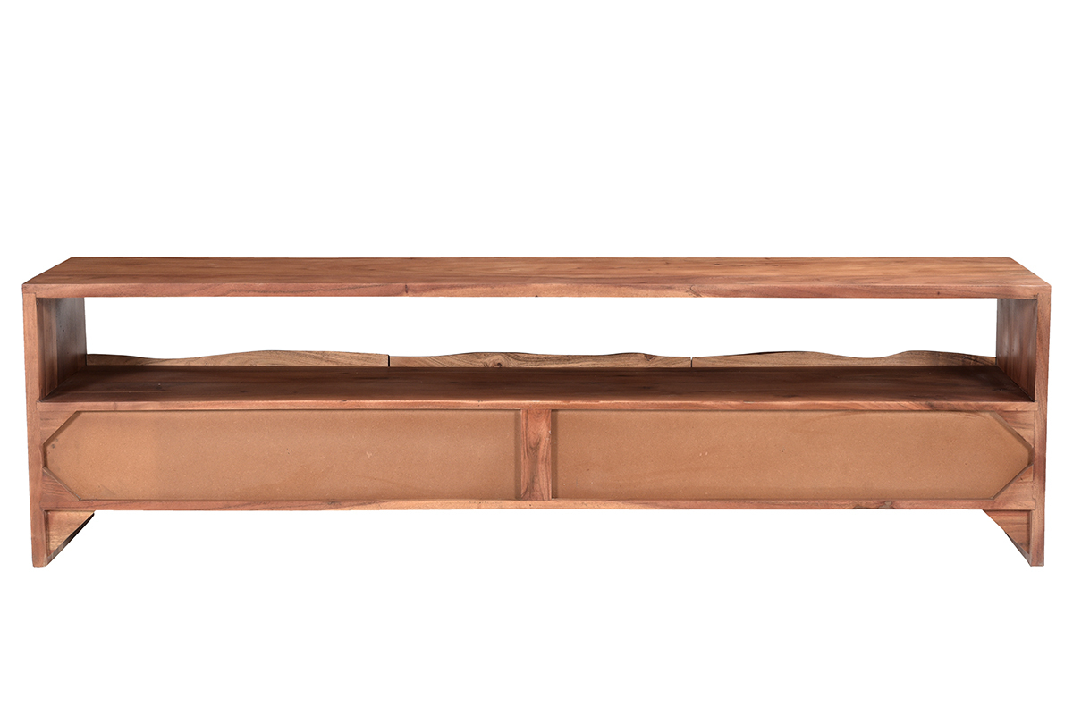 TV-Mbel aus Massivholz 3 Schubladen B180 cm BOHEMIAN